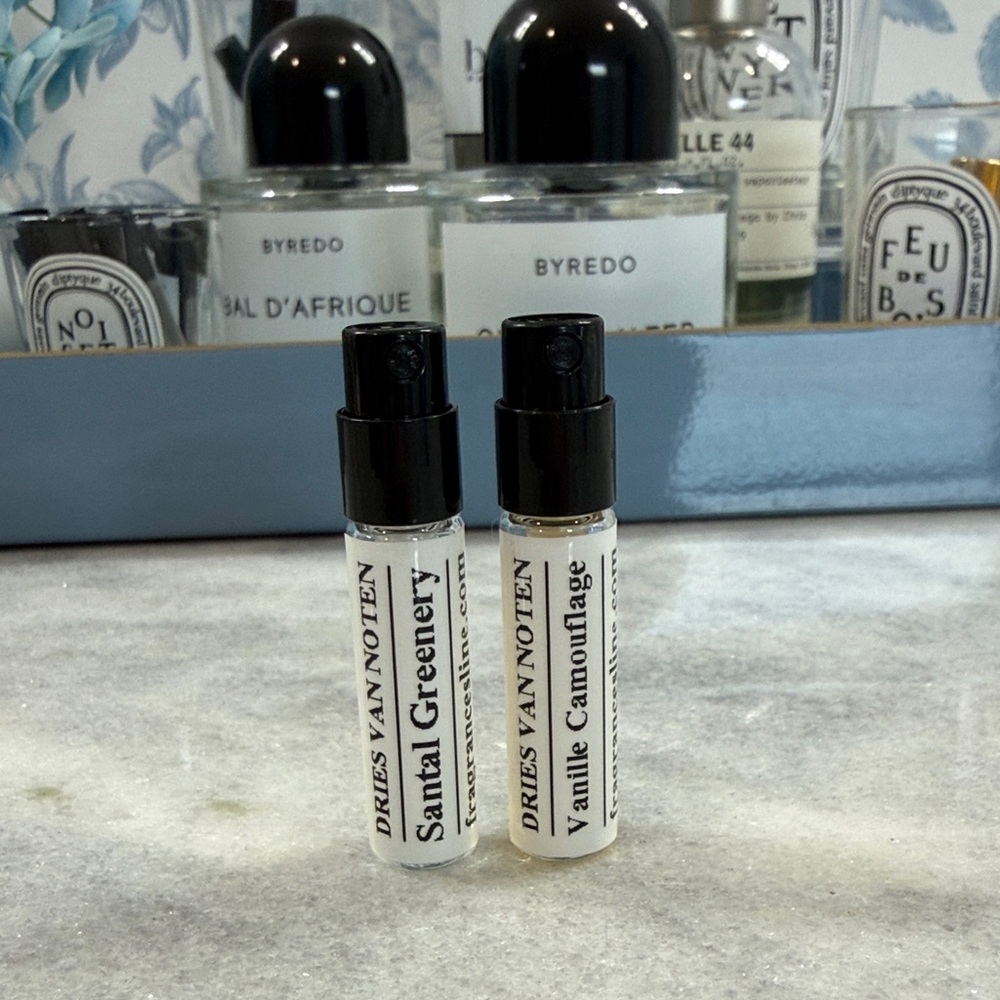 Dries Van Noten Santal Greenery and Vanille Camouflage Perfume Set